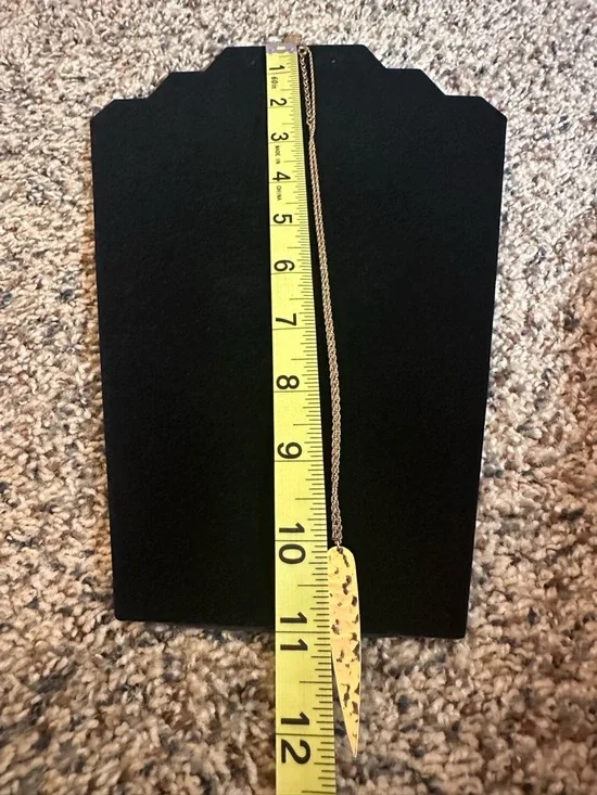 VINTAGE Holly Yashi -Hammered Gold Necklace & Earring Set - Picture 10 of 16